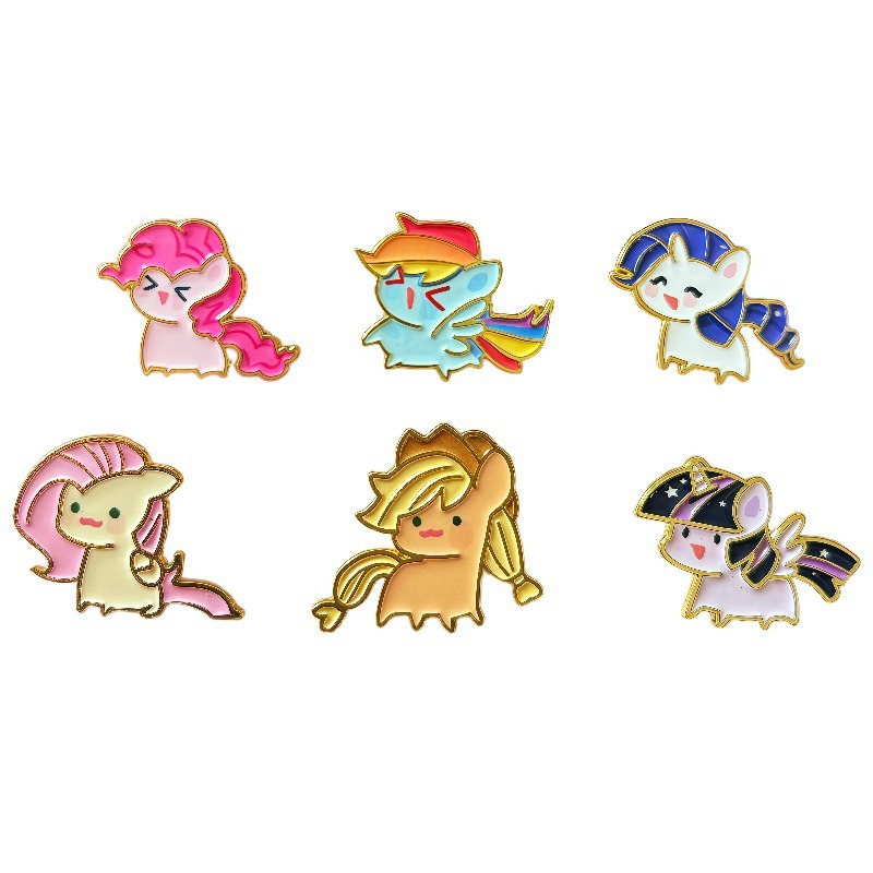 Embroidery Illustration - Broche Metálico de My Little Pony,