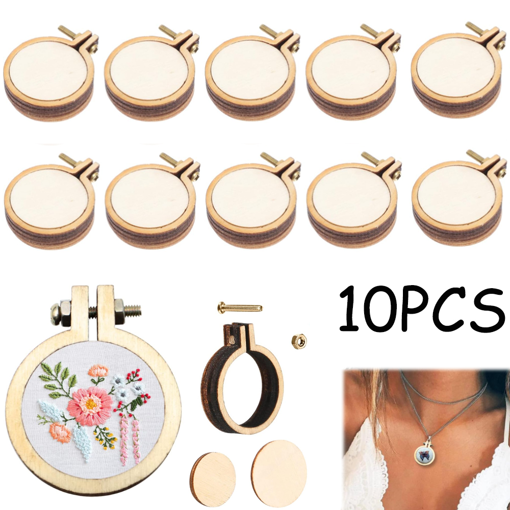 Embroidery Hoop Stand - 10 unids/set de Mini anillo de