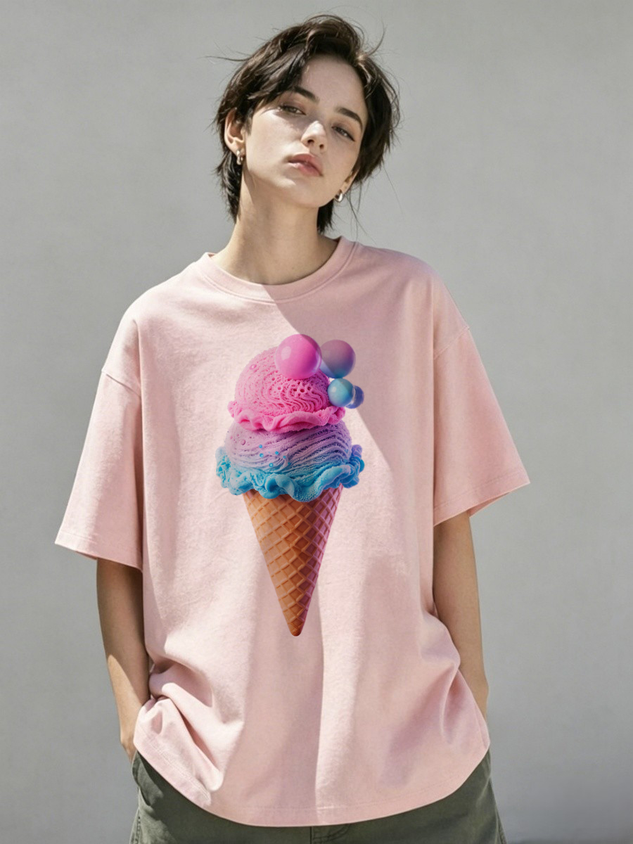 Embroidery Chain Stitch - Camisetas para Niñas, con Costuras Elásticas,