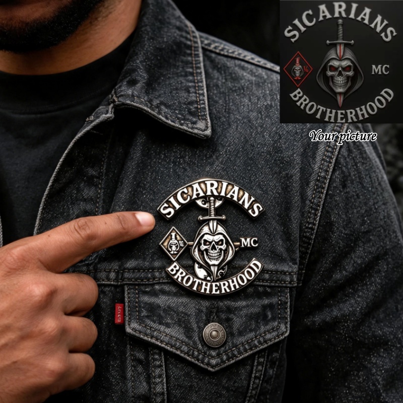 Embroidery Illustration - Broche Personalizado con Imagen MC para