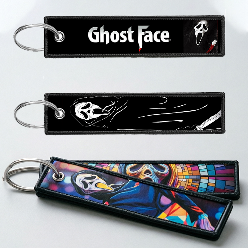 Embroidery Keychain - Llavero GHOST FACE para Hombre y
