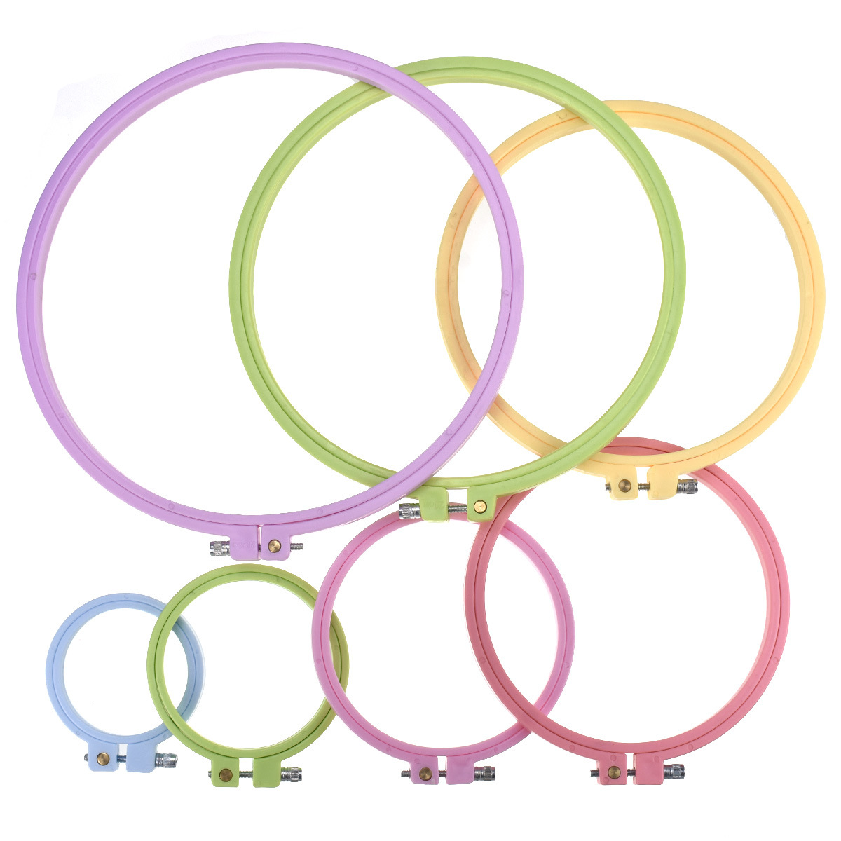 Embroidery Ring Sizes - Aros Redondos para Bordado de Punto