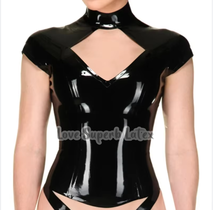 Embroidery Art Painting - Camisa negra sexi de manga corta