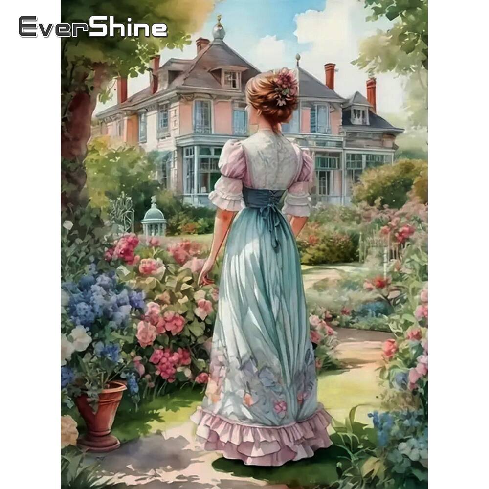 Embroidery Garden - Evershine-pintura de diamante, corazón de amor,