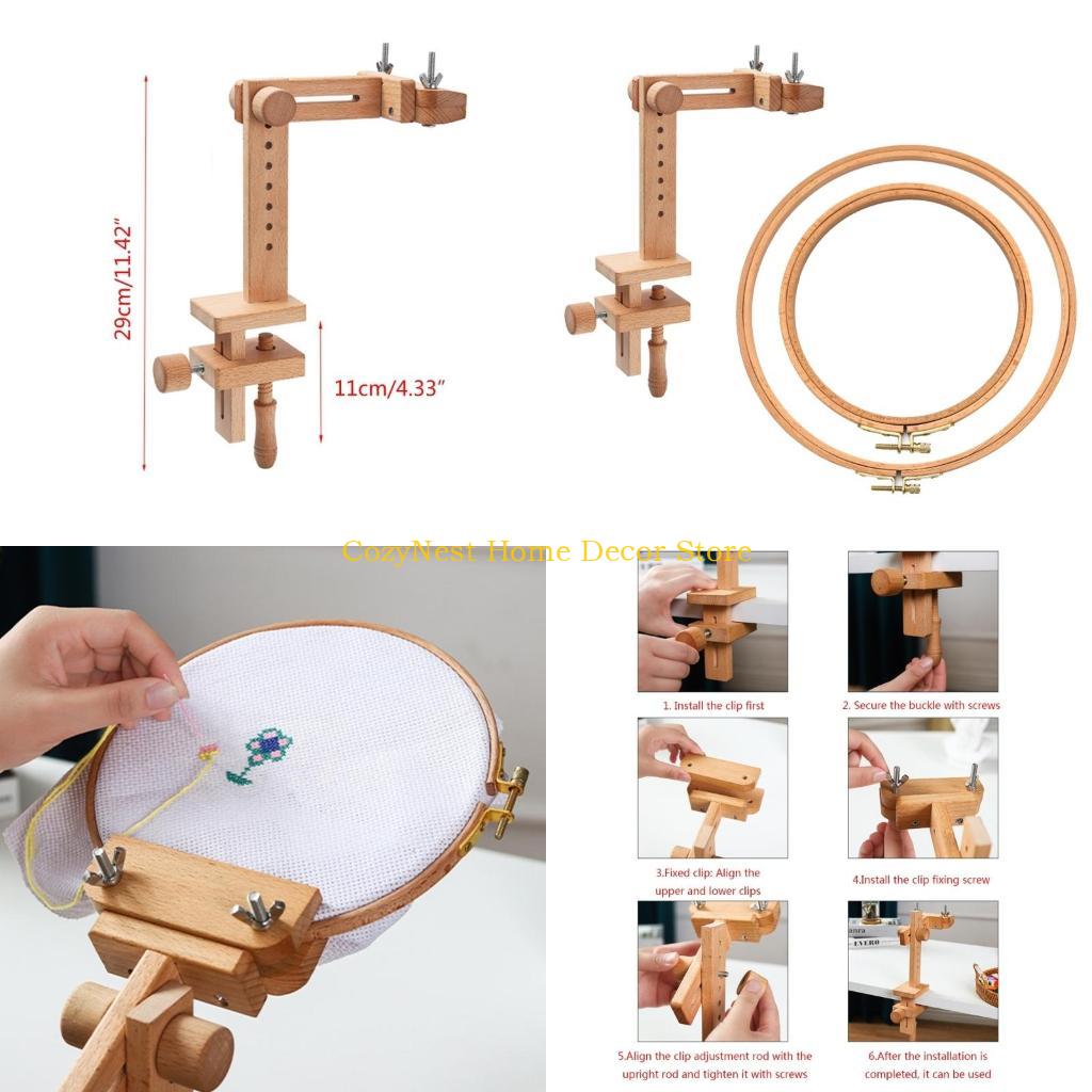 Embroidery Hoop Stand - Soporte bordado ajustable 92MF, soporte aro