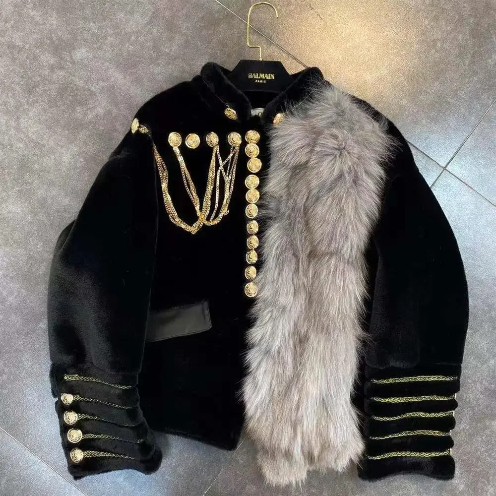 Embroidery Chain Stitch - Chaqueta Bomber bordada con flores y