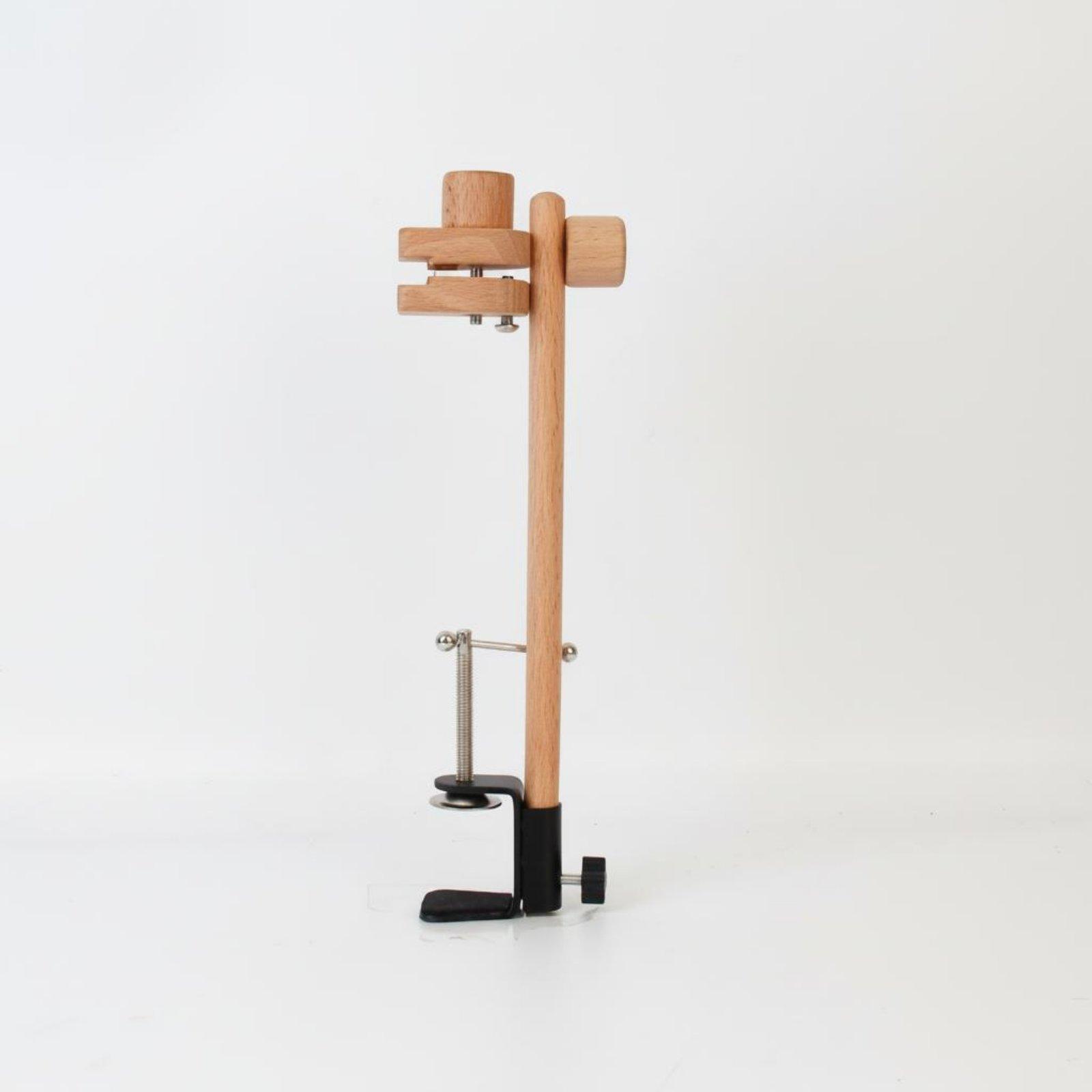 Embroidery Hoop Stand - Soporte Giratorio Ajustable de Madera para