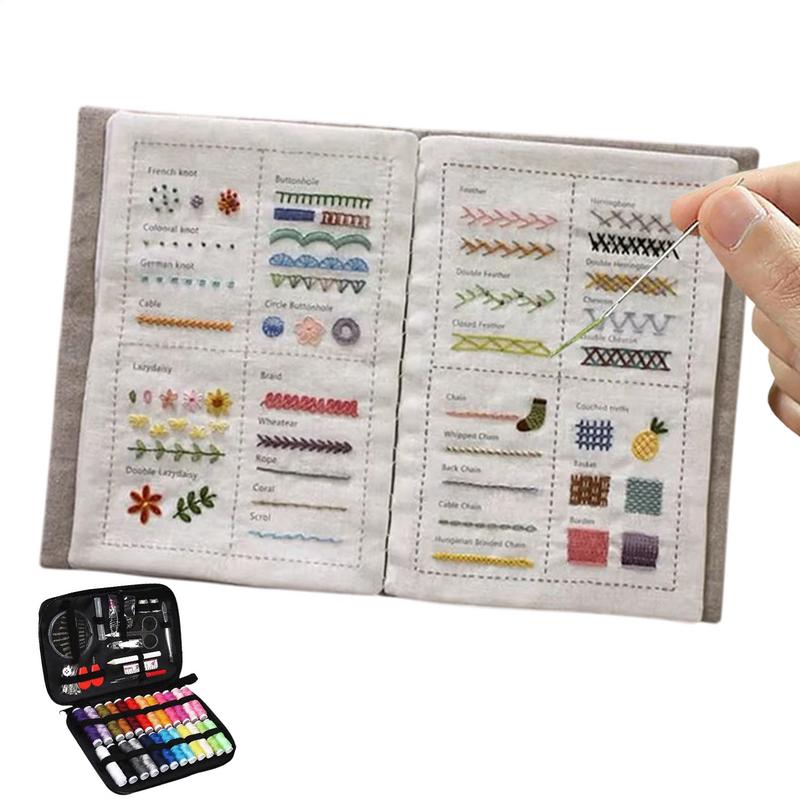 Embroidery Guide Book - Libro de puntadas de bordado, guía