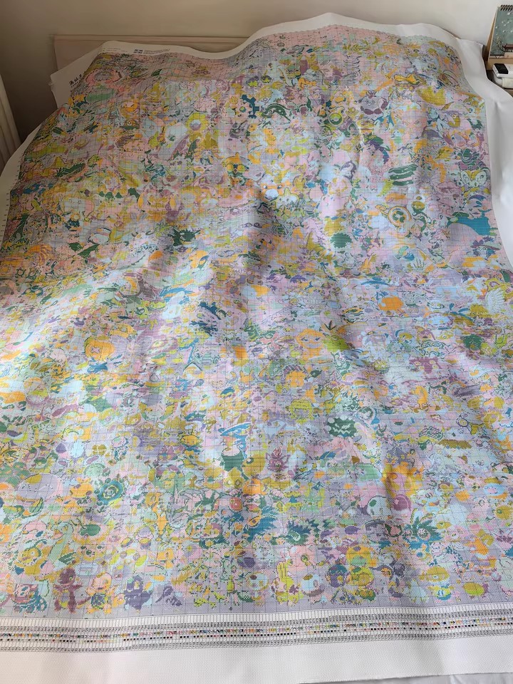 Embroidery Tas - ZZ7074 ZZ7068 14CT 16CT impreso en