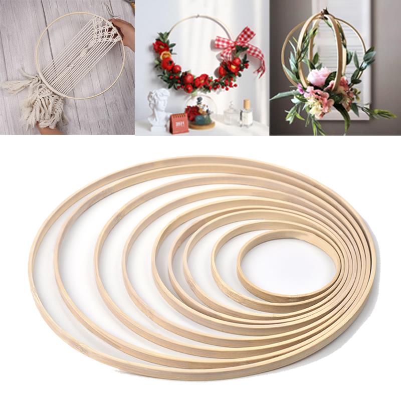 Embroidery Hoop Stand - Atrapasueños hecho a mano de madera,