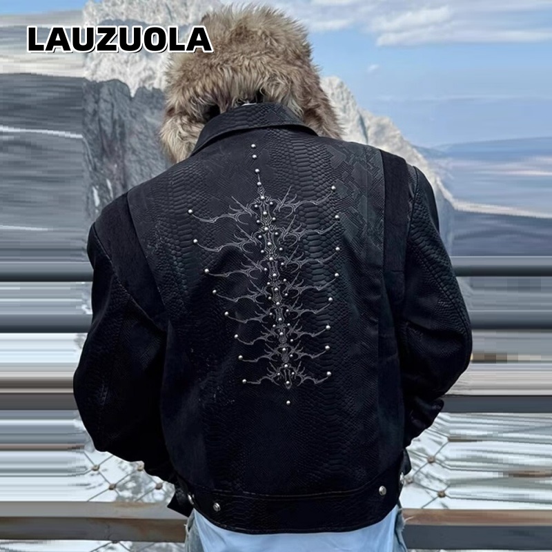 Chaqueta Negra para Hombre con - Embroidery Jacket reseña y precio