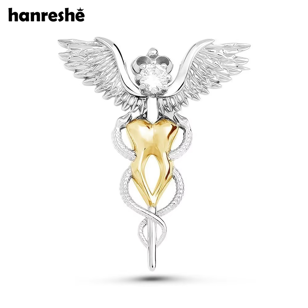 Hanreshe-broche de alas de die - Embroidery Lips reseña y precio