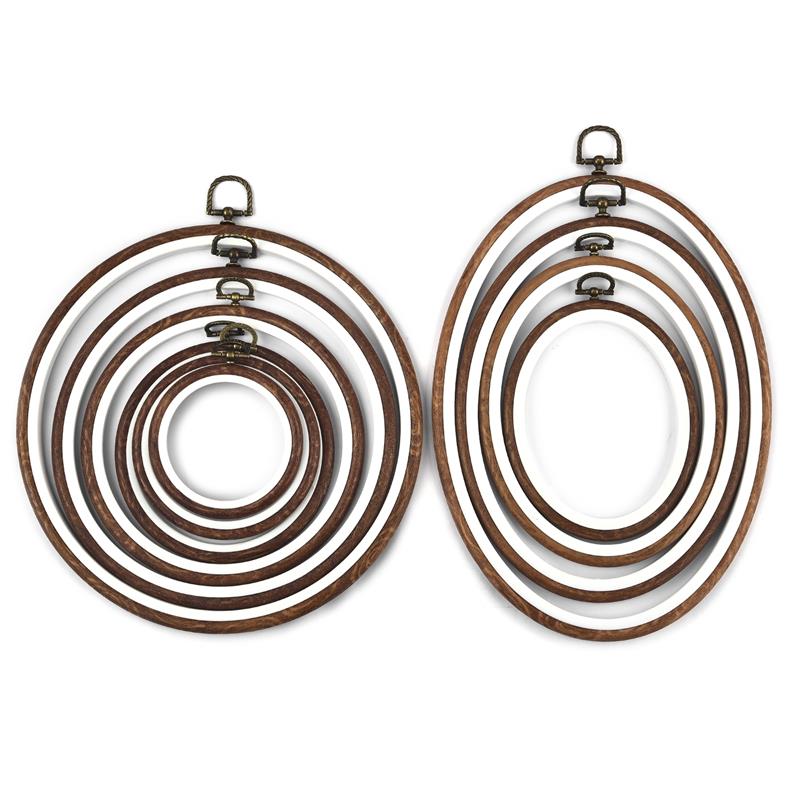 Conjunto de aros de bordado de - Embroidery Hoop Stand reseña y precio