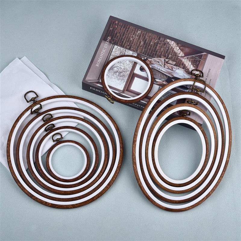 Conjunto de aros de bordado de - Embroidery Hoop Stand reseña y precio