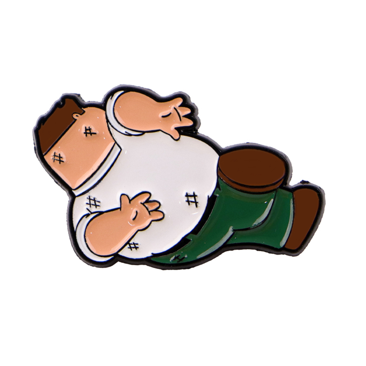 Pin esmaltado de figura divert - Embroidery Illustration reseña y precio
