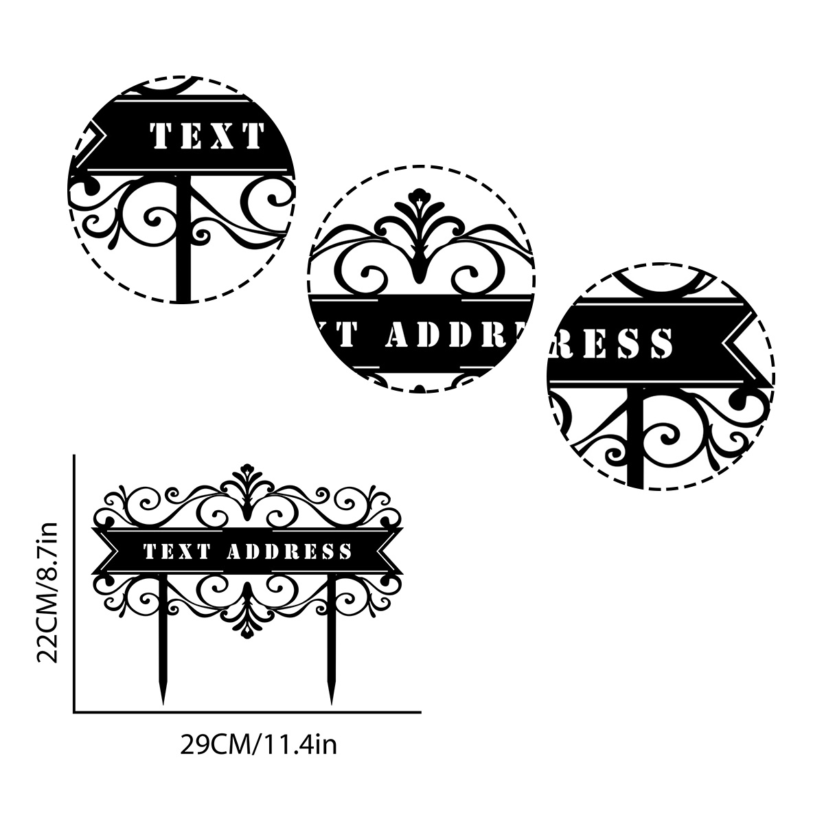 Estaca de dirección de Metal p - Embroidery Garden reseña y precio