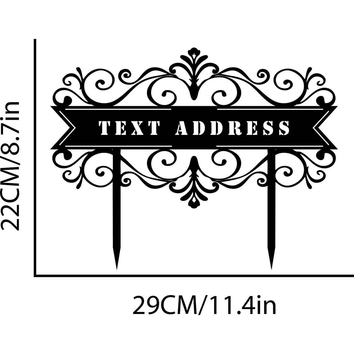 Estaca de dirección de Metal p - Embroidery Garden reseña y precio