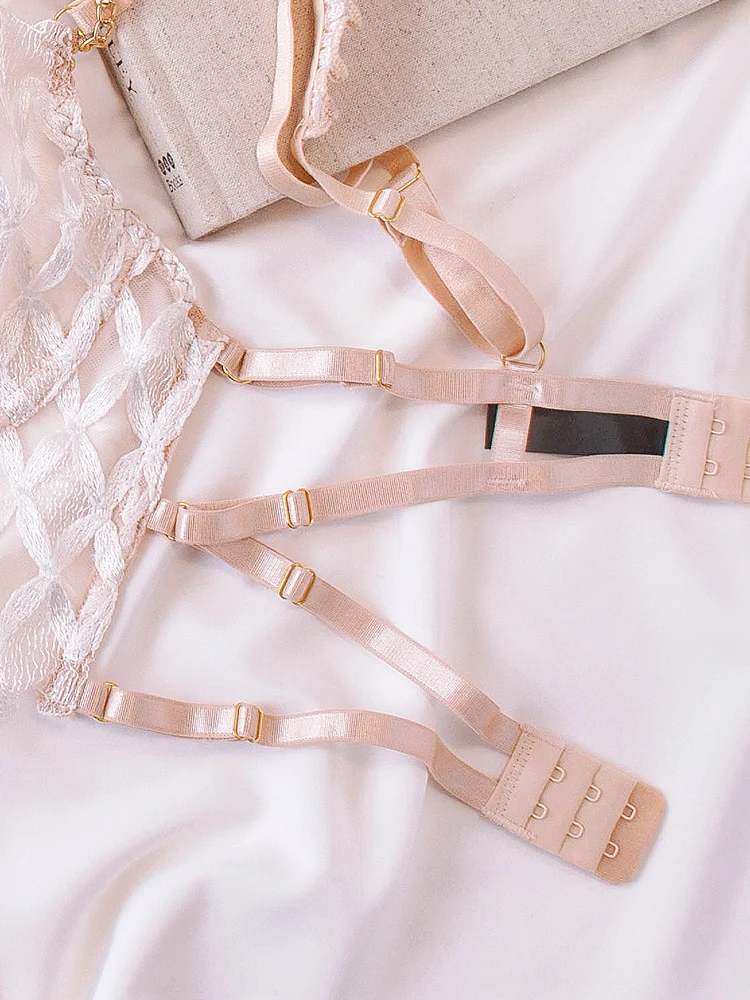 Bralette bordado de malla, rop - Embroidery Ring Sizes reseña y precio