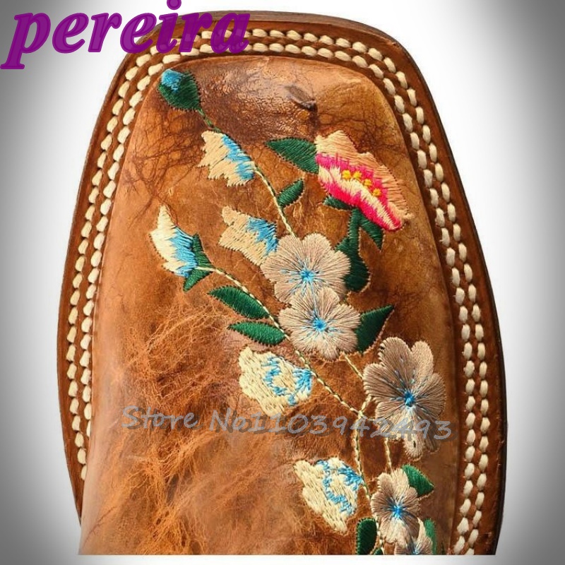 Botas de flores bordadas, Bota - Embroidery Garden reseña y precio