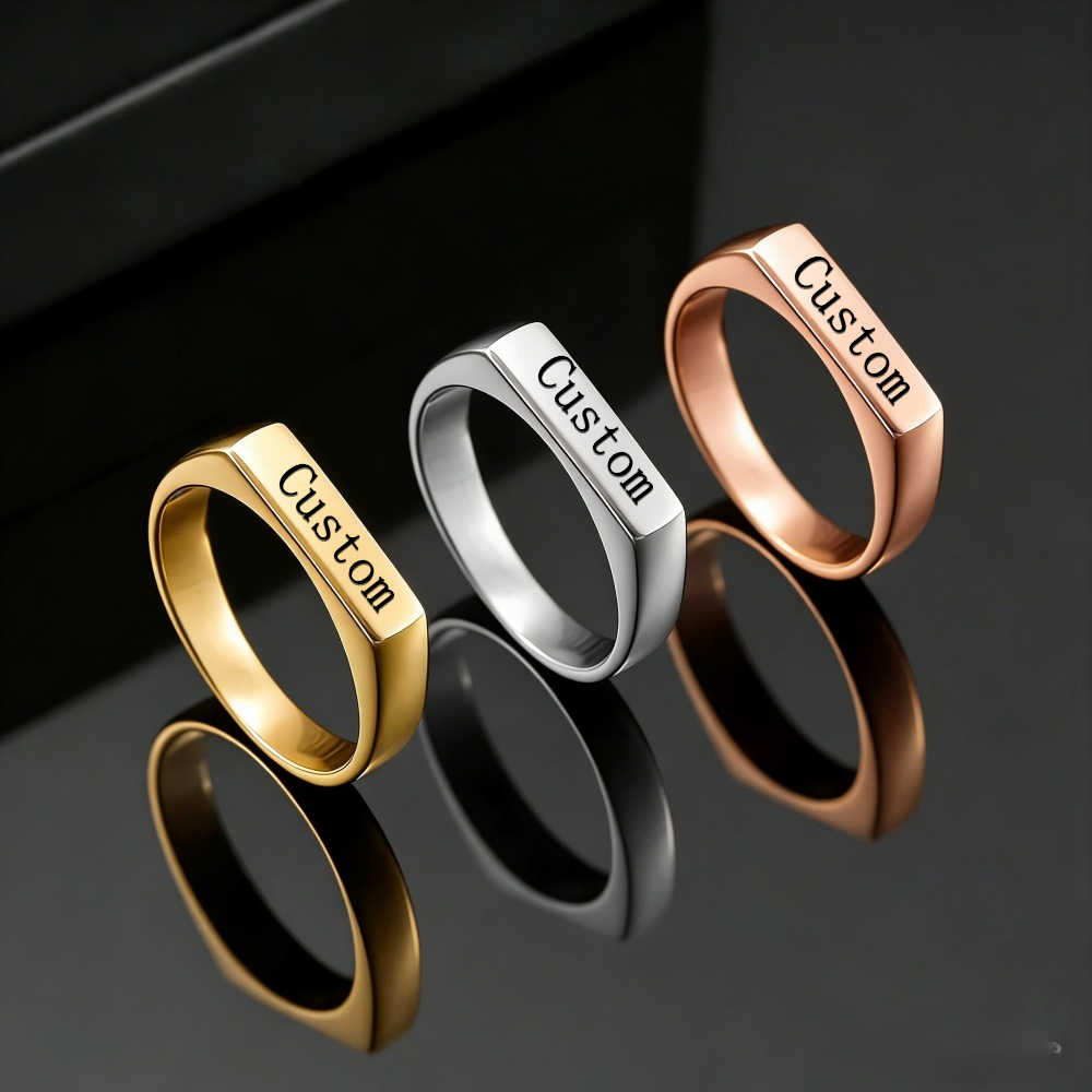 Anillo Personalizado con Nombr - Embroidery Alphabet reseña y precio