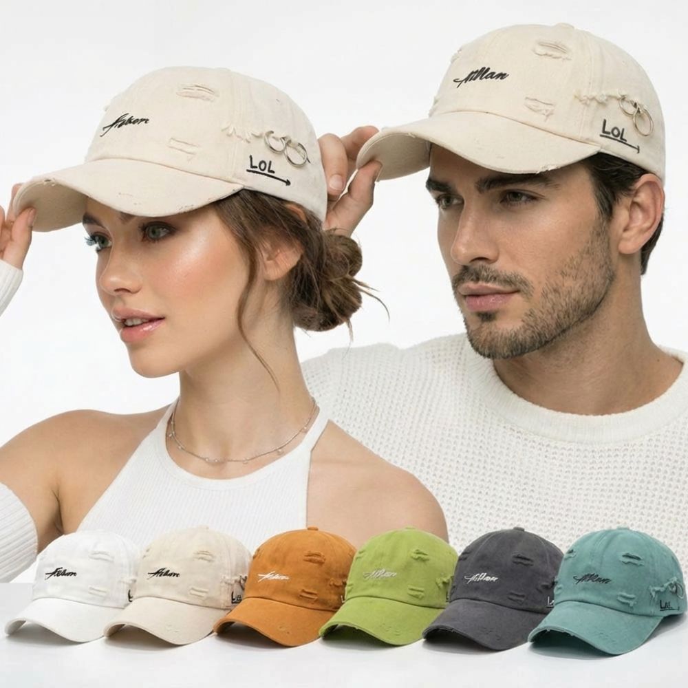 Gorra de béisbol unisex casual - Embroidery Ring Sizes reseña y precio