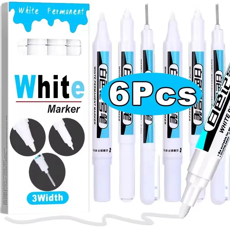 Marcadores permanentes blancos - Embroidery Art Painting reseña y precio