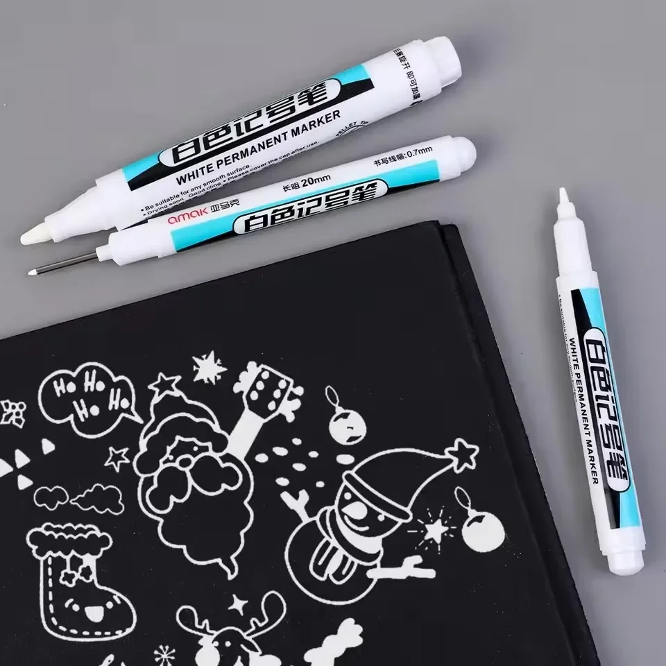 Marcadores permanentes blancos - Embroidery Art Painting reseña y precio