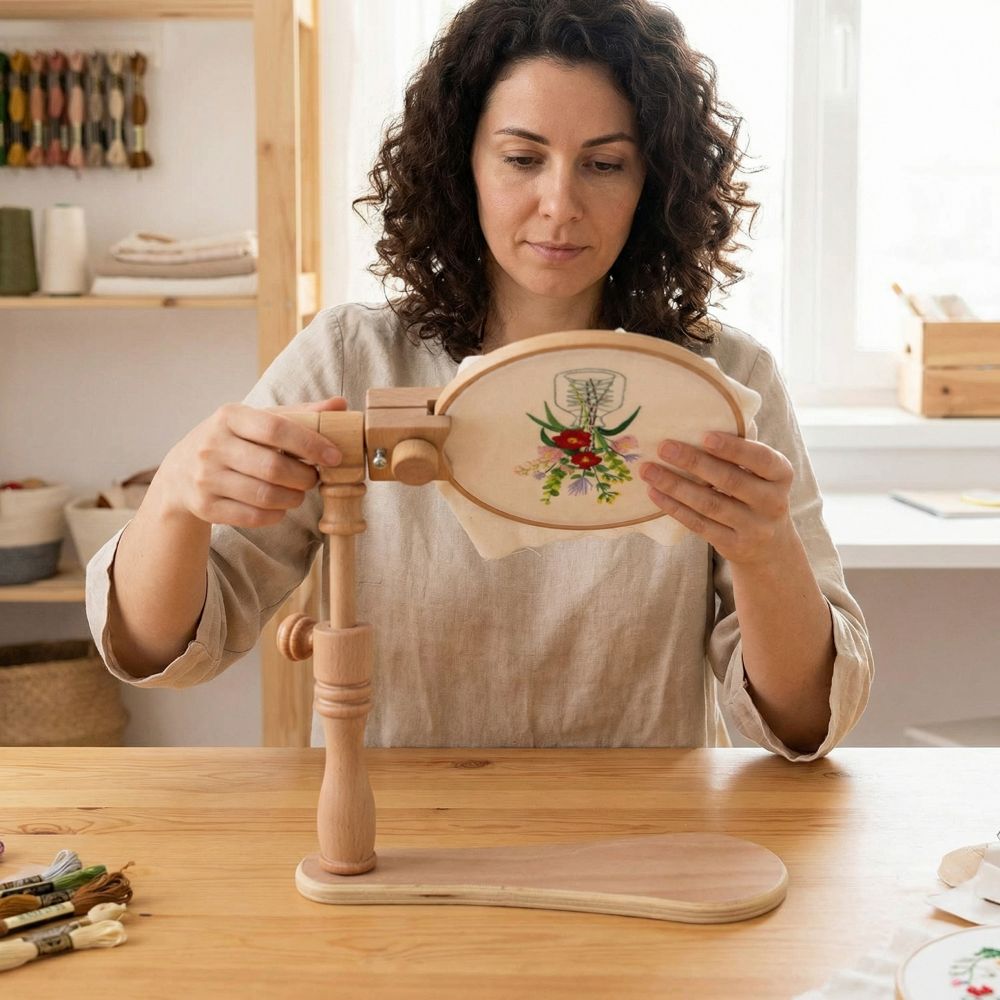 Soporte Profesional Portátil p - Embroidery Hoop Stand reseña y precio