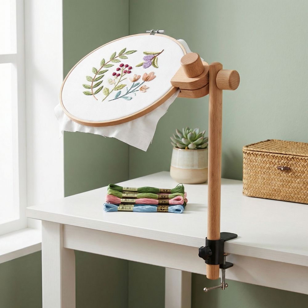 Soporte de Madera de Haya para - Embroidery Hoop Stand reseña y precio