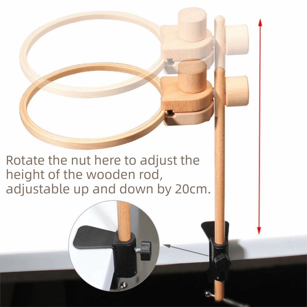 Soporte de Madera de Haya para - Embroidery Hoop Stand reseña y precio