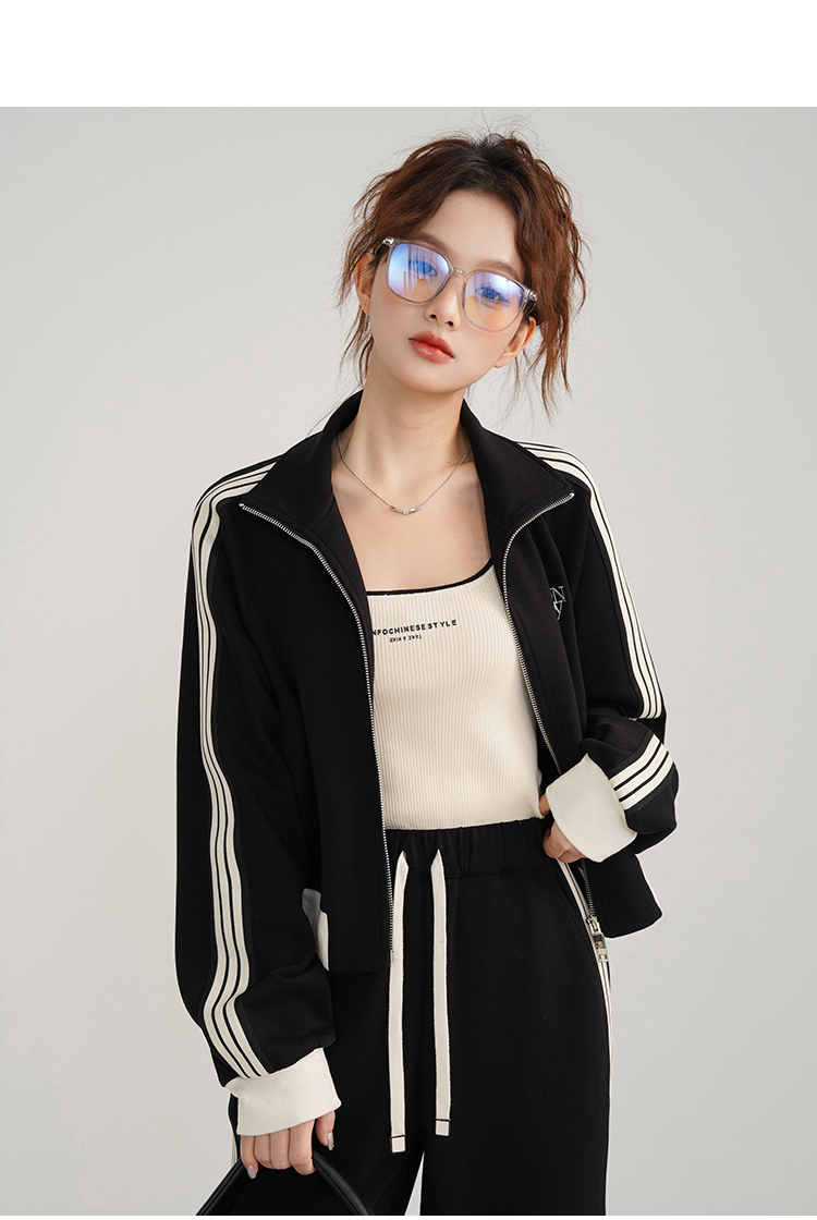 Vintage deportivo Casual negro - Embroidery Jacket reseña y precio