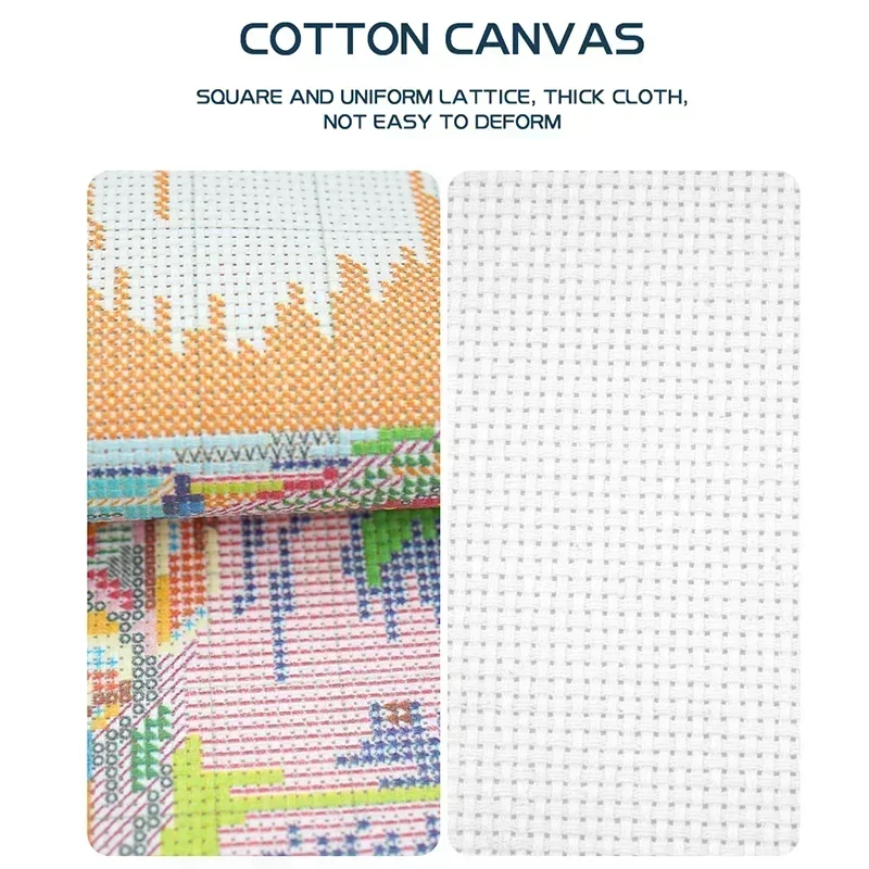 Kit de punto de cruz con diseñ - Embroidery Tas reseña y precio