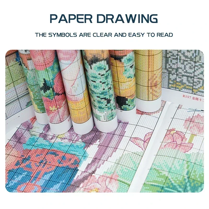 Kit de punto de cruz con diseñ - Embroidery Tas reseña y precio