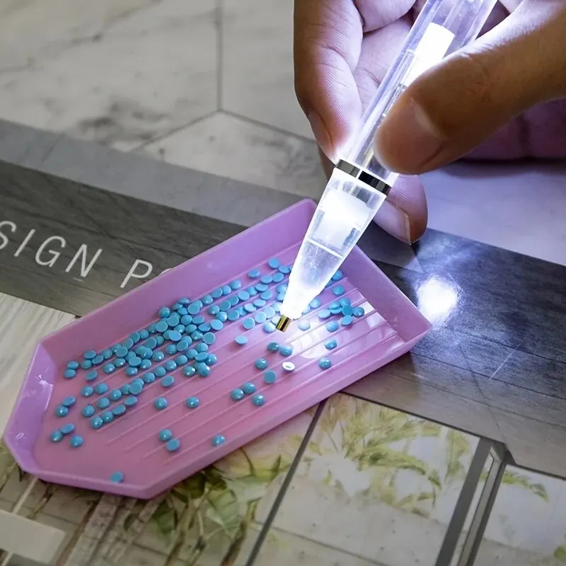 Lápiz de Diamantes con Luz LED - Embroidery Garments reseña y precio