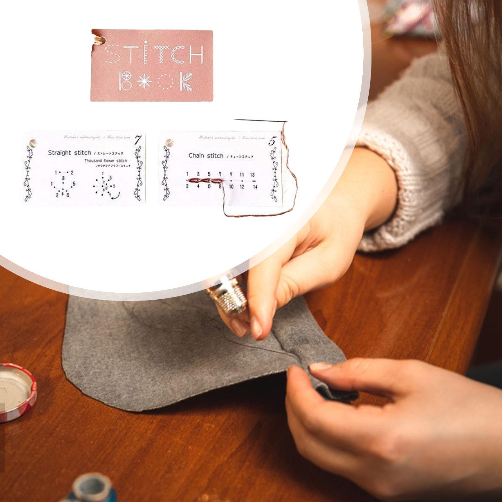 Mini libro de costura creativo - Embroidery Guide Book reseña y precio