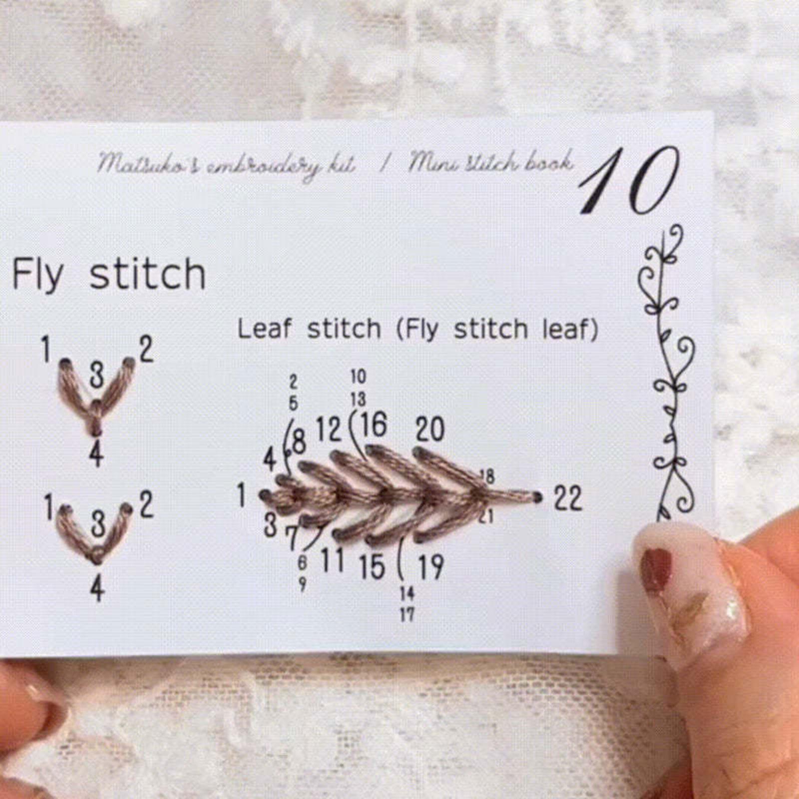 Mini libro de costura creativo - Embroidery Guide Book reseña y precio