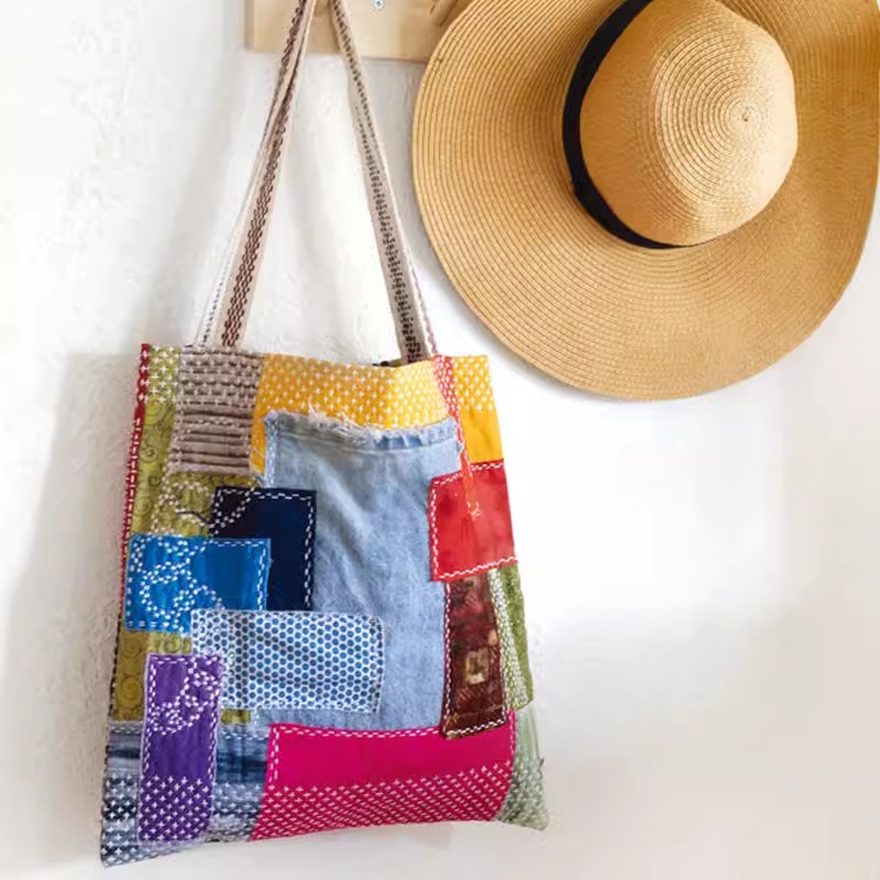 Bordado BORO y Sashiko: libro  - Embroidery Guide Book reseña y precio