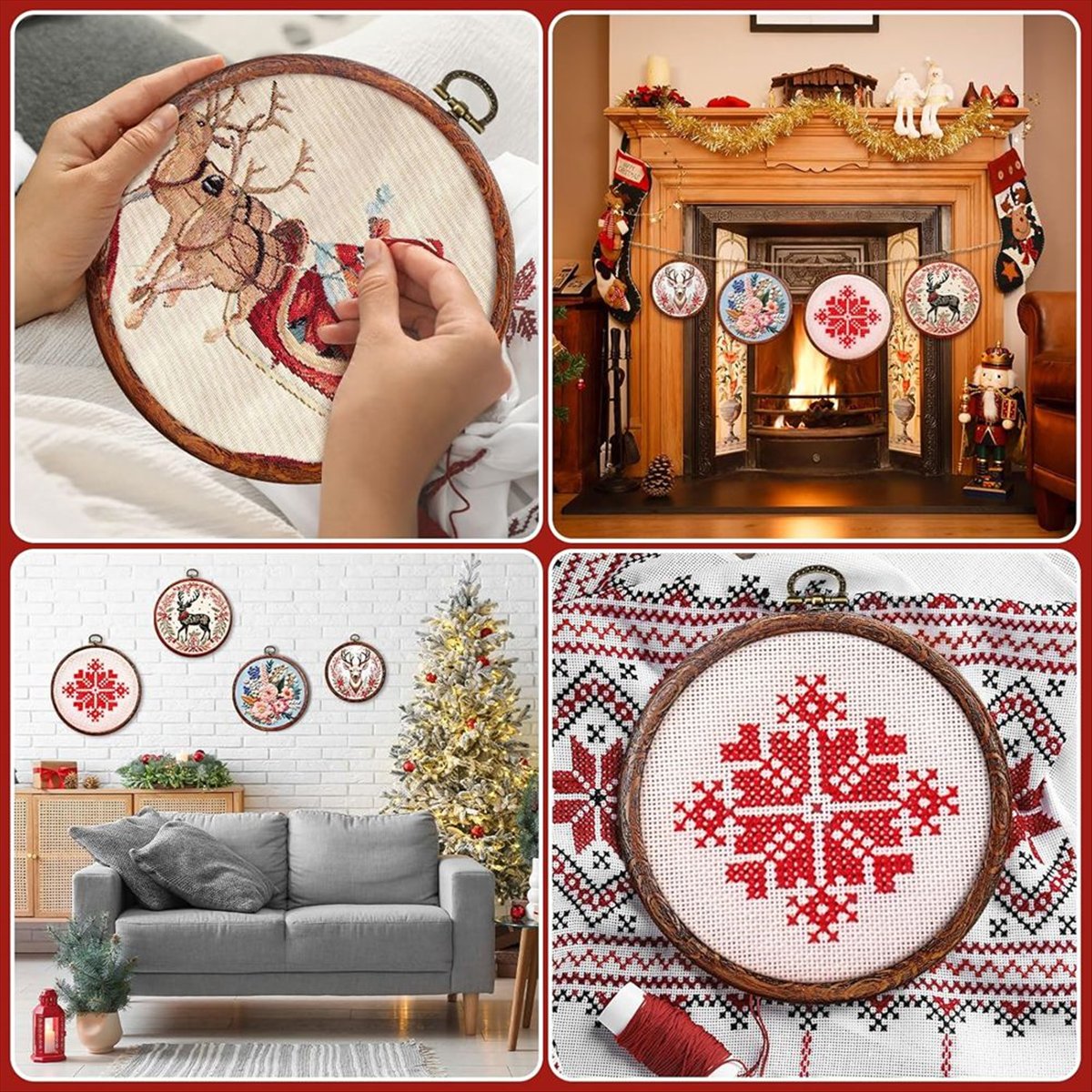Marco de aros de bordado redon - Embroidery Ring Sizes reseña y precio