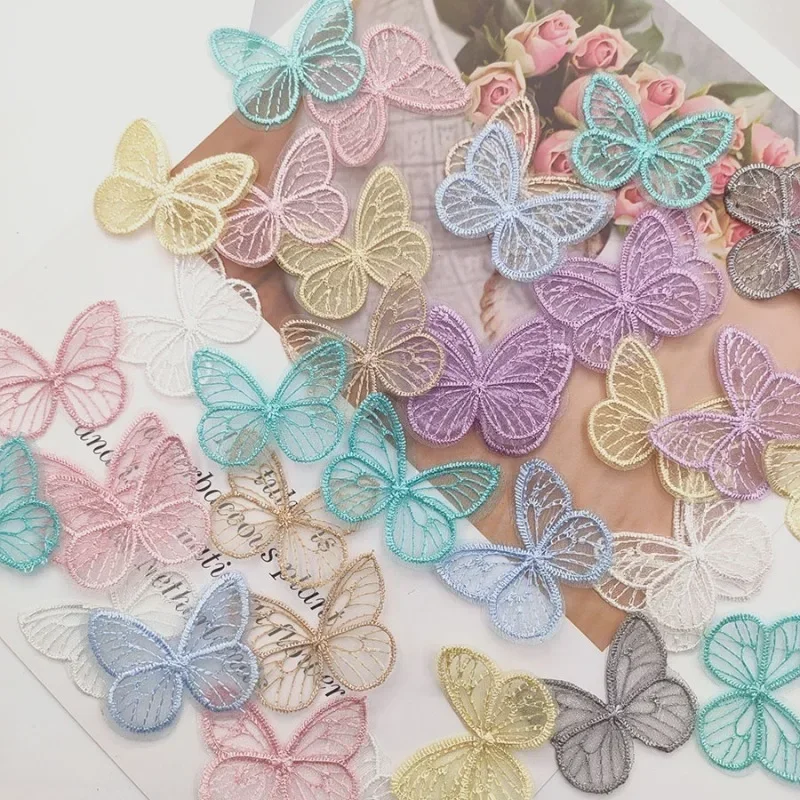 20 unids/lote 4,5*3,5 cm malla - Embroidery Web reseña y precio