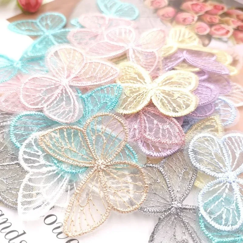 20 unids/lote 4,5*3,5 cm malla - Embroidery Web reseña y precio
