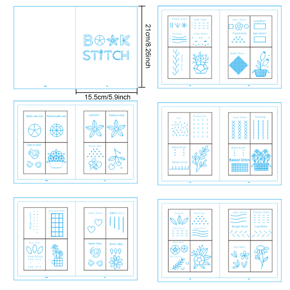 Kit de inicio de libros bordad - Embroidery Guide Book reseña y precio