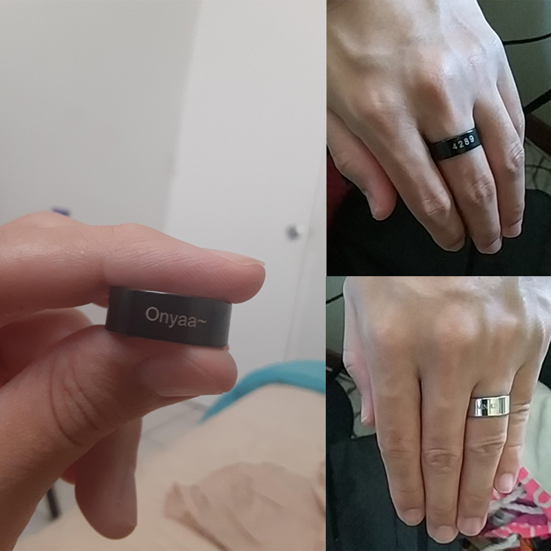 Anillo personalizado de acero  - Embroidery Alphabet reseña y precio