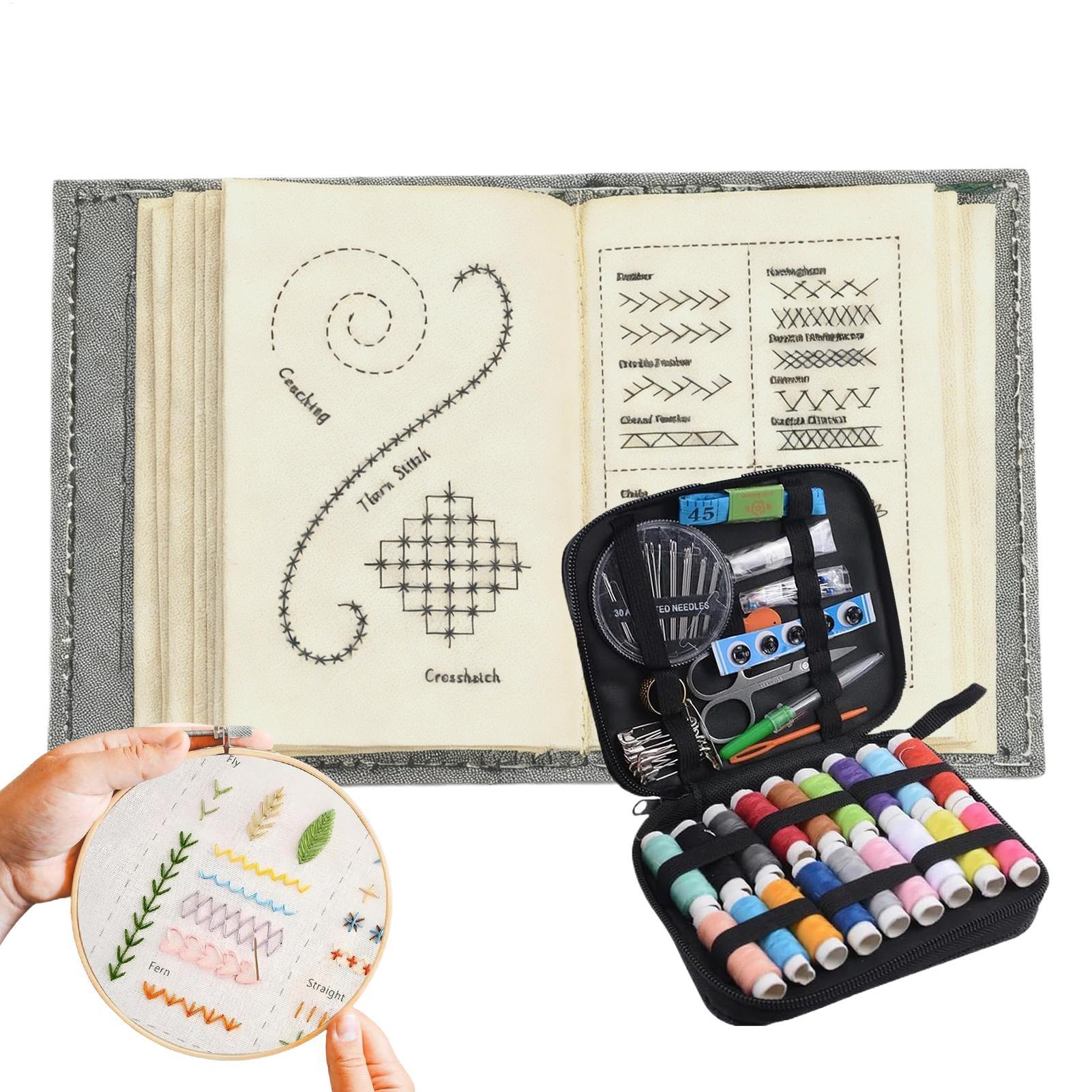 Libro de puntadas de bordado,  - Embroidery Guide Book reseña y precio