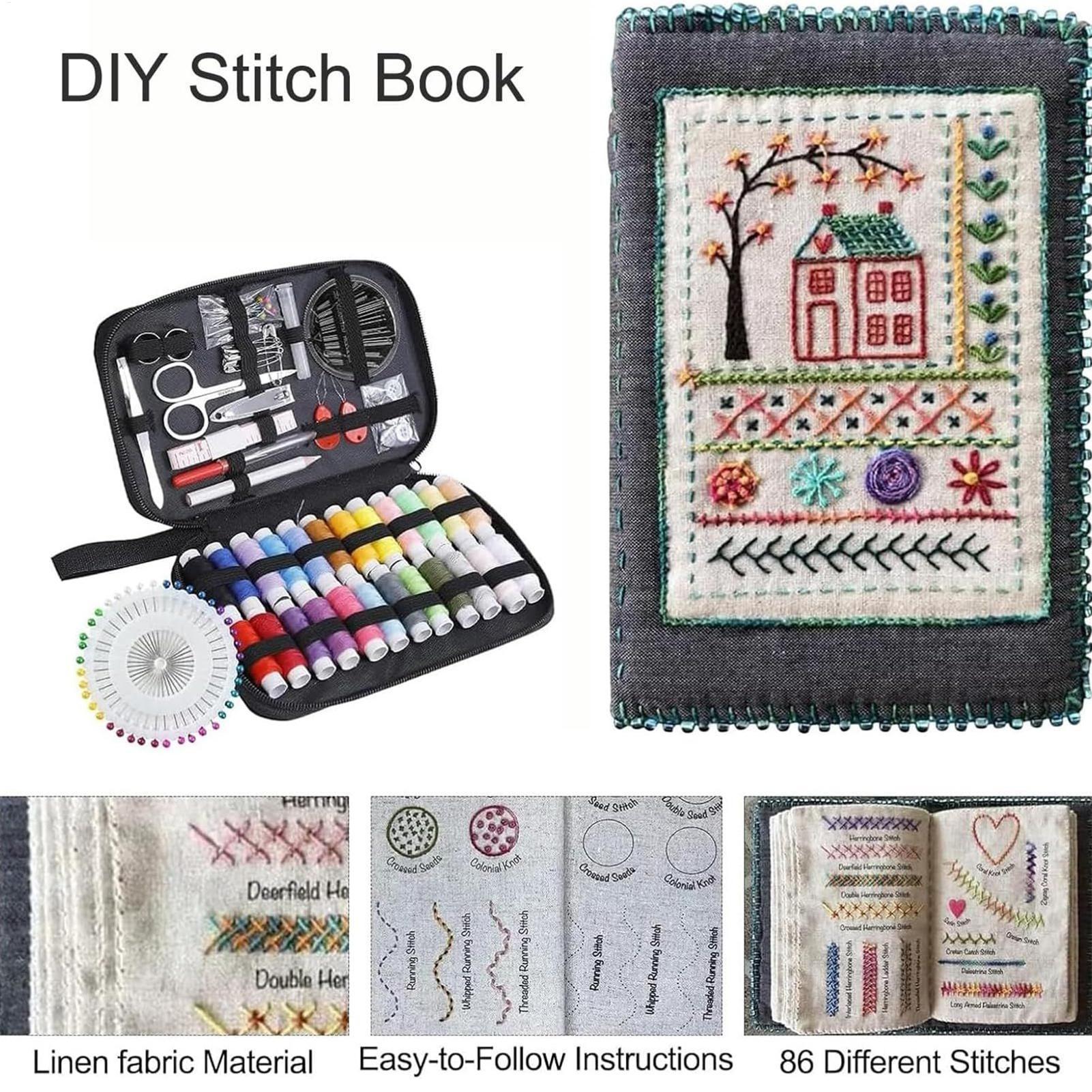 Libro de puntadas de bordado,  - Embroidery Guide Book reseña y precio