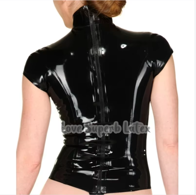 Camisa negra sexi de manga cor - Embroidery Art Painting reseña y precio