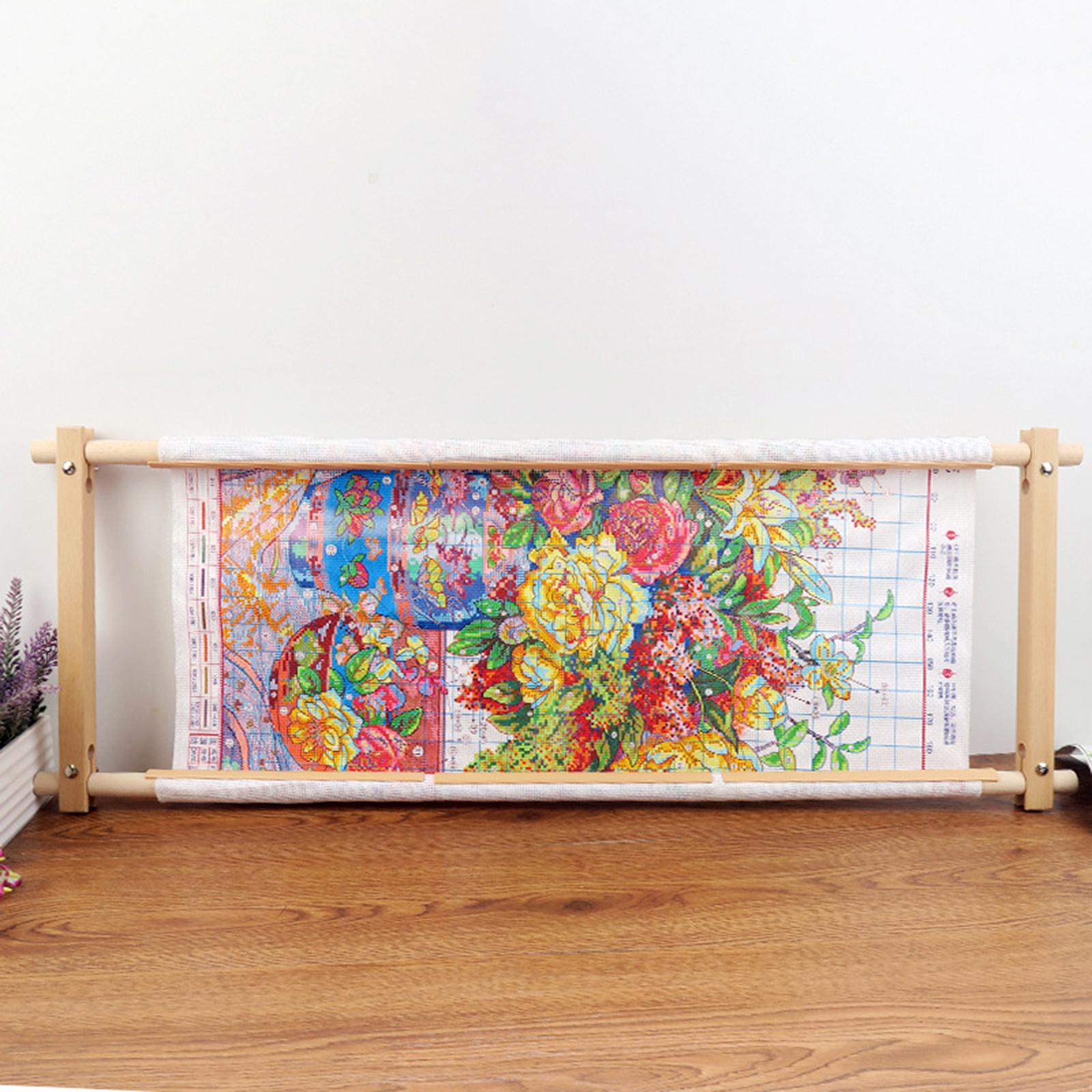Marco de bordado de haya pulid - Embroidery Hoop Stand reseña y precio