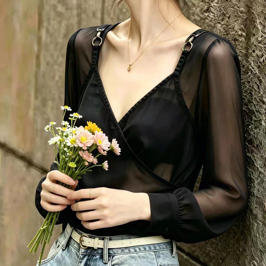 Elegante Top de Talla Grande c - Embroidery Ring Sizes reseña y precio