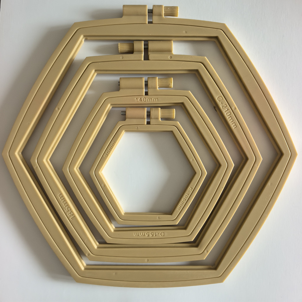 Aros de Bordado Hexagonales, A - Embroidery Ring Sizes reseña y precio