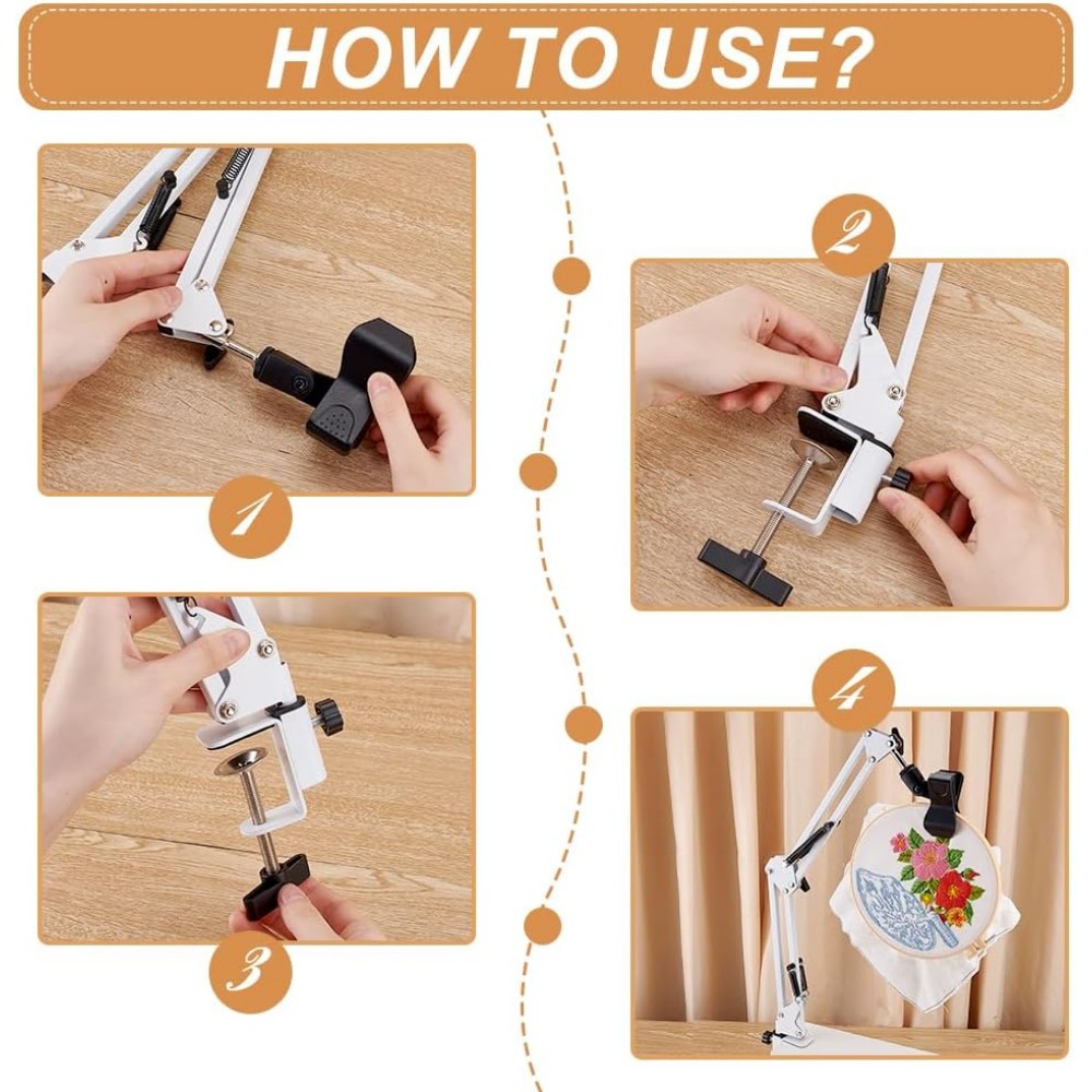 Kit de soporte de mesa de bord - Embroidery Hoop Stand reseña y precio