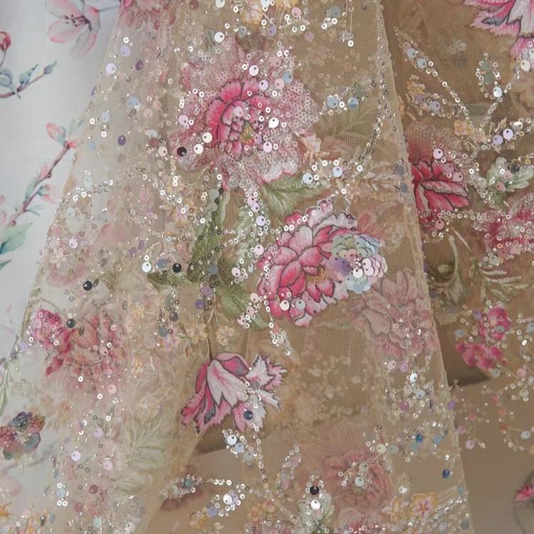 Tela de encaje de lujo con cue - Embroidery Web reseña y precio